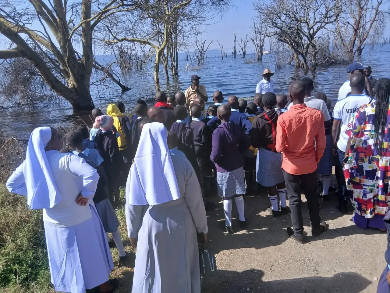 A lakeside educational visit
